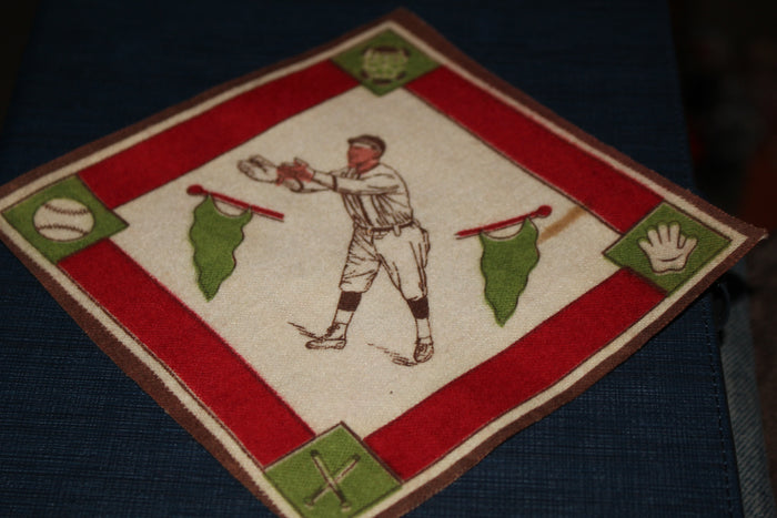 1914 B-18 Howie Shanks Tobacco Felt Blanket, Washington Senators - Vintage Indy Sports