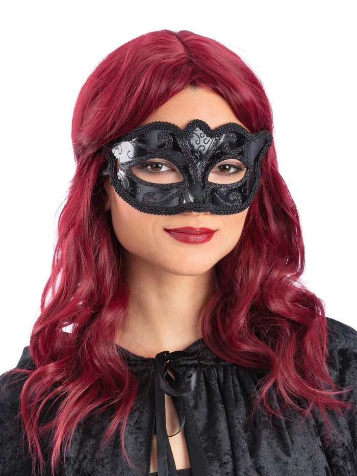 Black Venetian Masquerade Eyemask