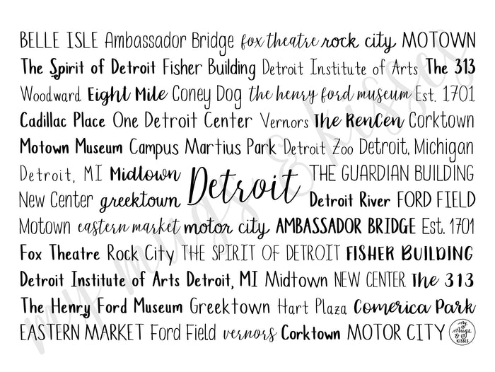 Detroit, MI Tumbler