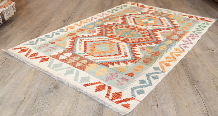 Handmade Afghan Kilim - 310198