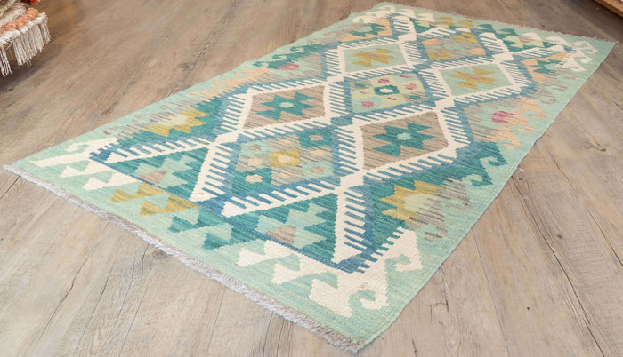Handmade Afghan Kilim - 310200