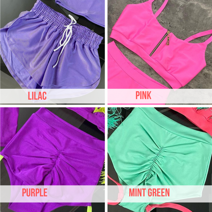 High waisted twerk shorts