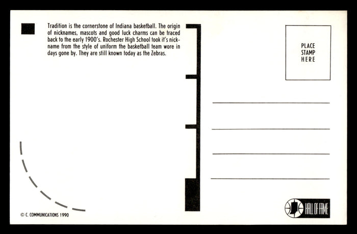 Indiana Basketball Hall of Fame Postcard