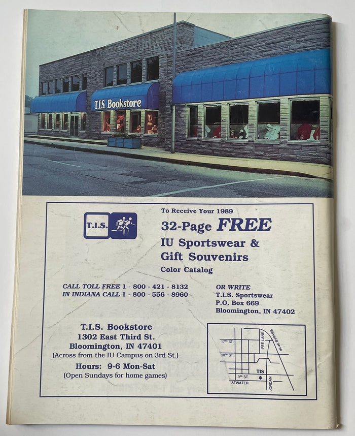 Indiana University vs Purdue basketball program 1990