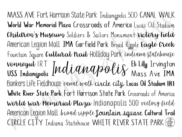 Indianapolis, IN Tumbler