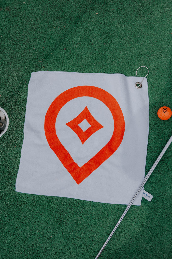 Microfiber Waffle Golf Towel | Discovery Logo