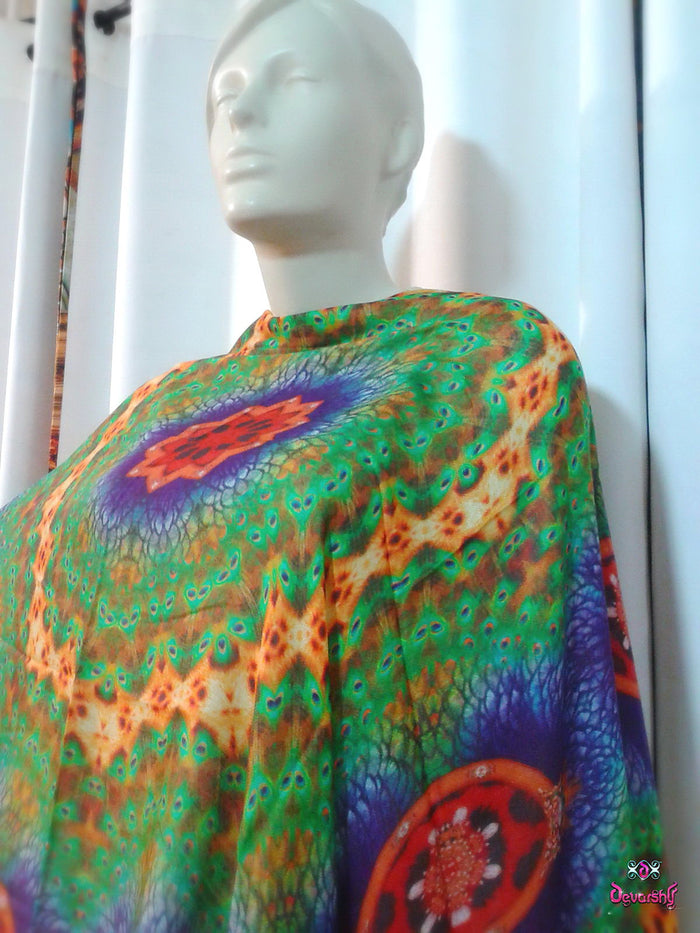 NATURE MORTE Leopard Animal Print Devarshy Printed Long Stole - 1081A.