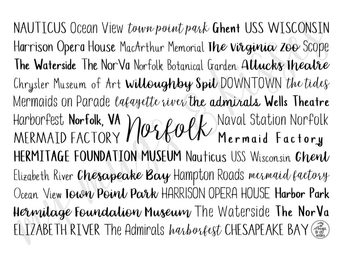 Norfolk, VA Tumbler