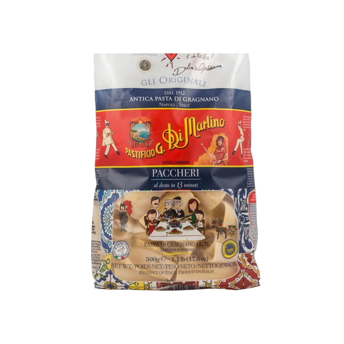 Paccheri From Gragnano By Di Martino & Dolce & Gabbana Package 500g