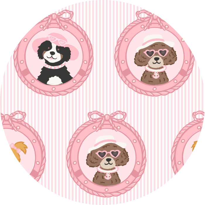 Porthole Pups Convertible Footies - Pink