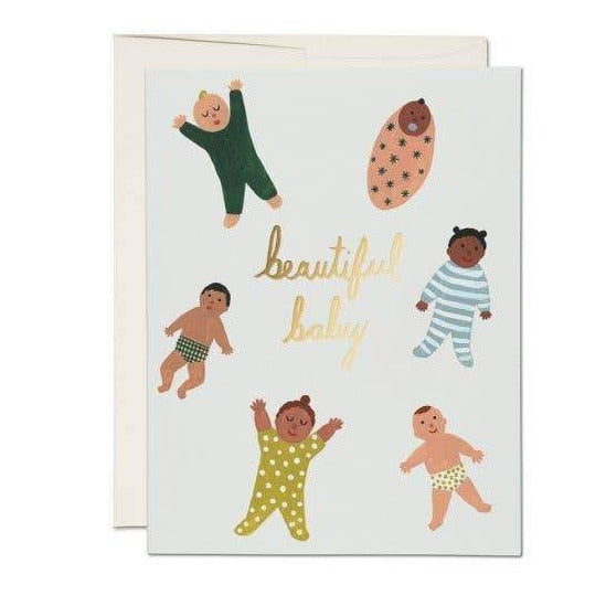 Red Cap Cards - Beautiful Baby