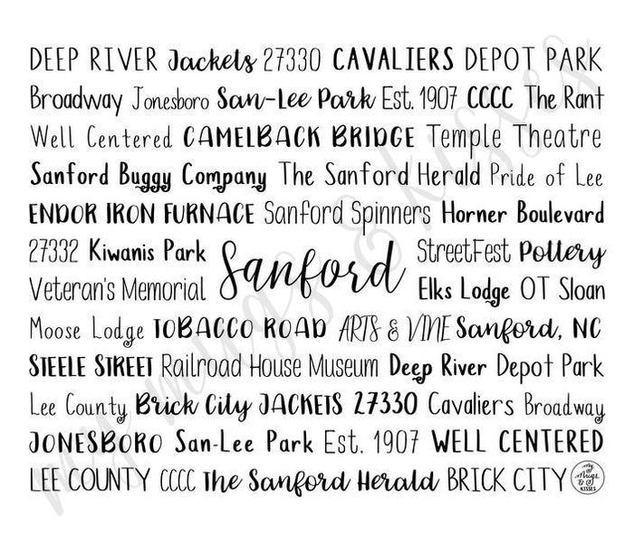 Sanford, NC Travel Mug