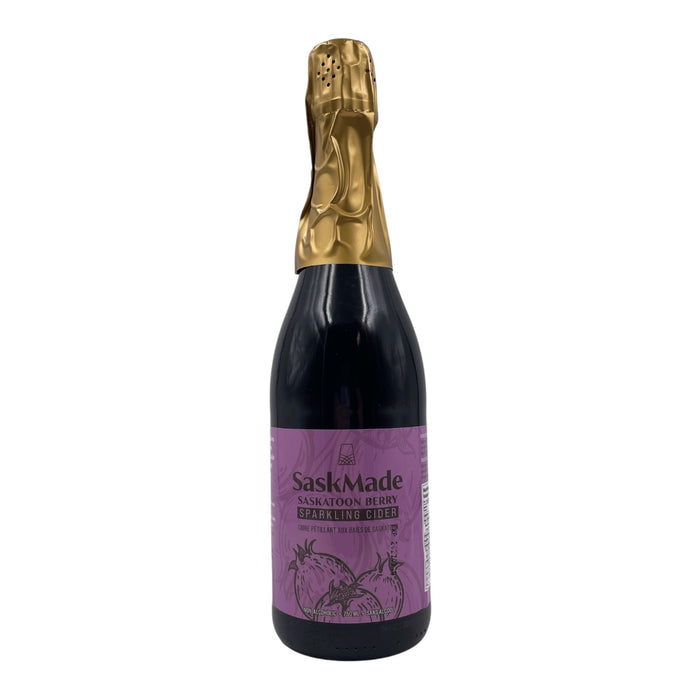 SaskMade - Saskatoon Berry Sparkling Cider (750 mL)