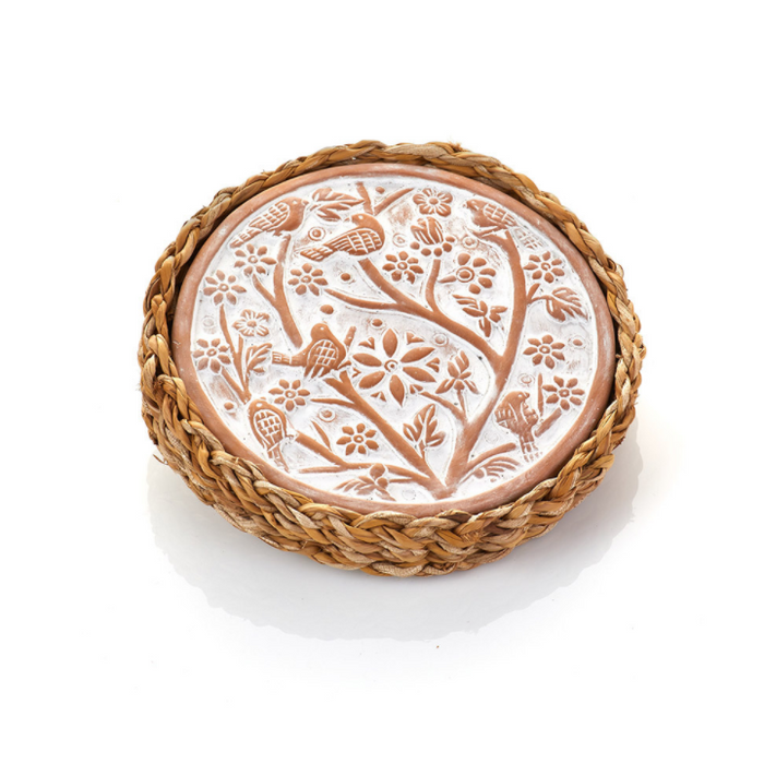 Terracotta Birds of a Feather Warming Trivet