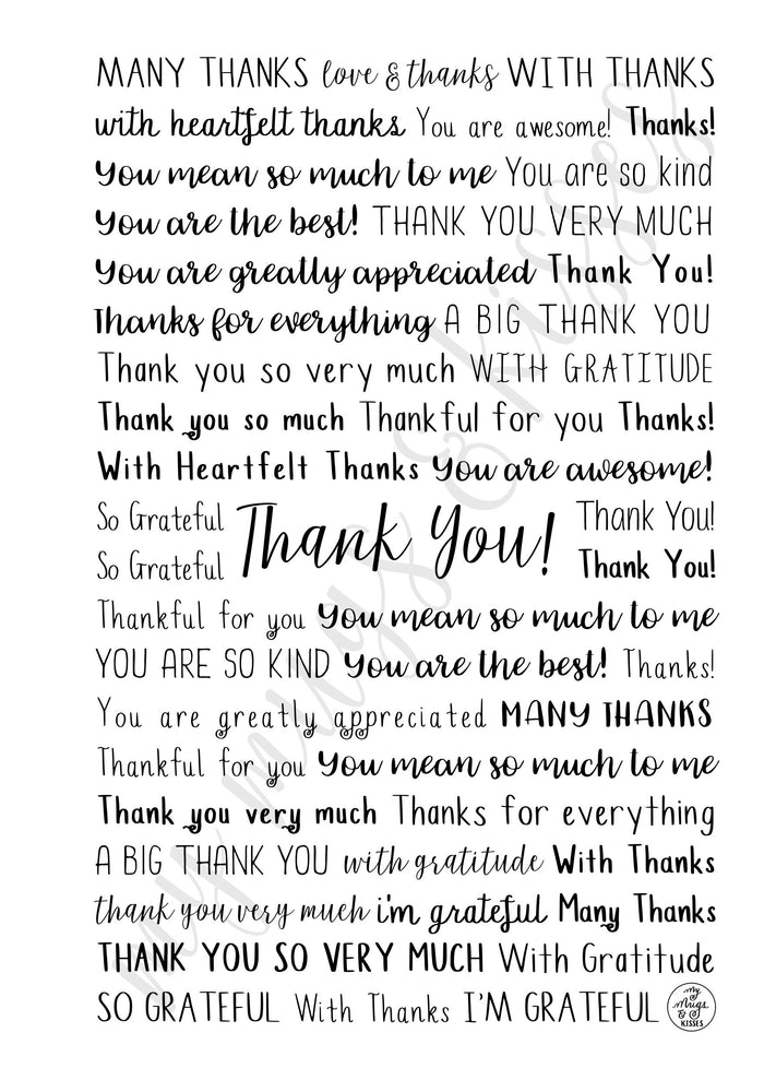 Thank You Spiral Notebook