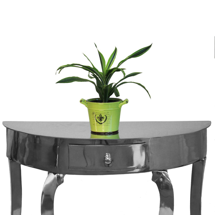 Urban Design 28" Aluminum Console Accent Table