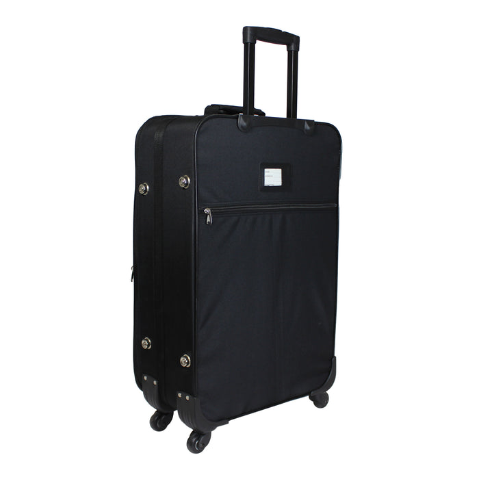 World Traveler 3-Piece Rolling Expandable Spinner Luggage Set