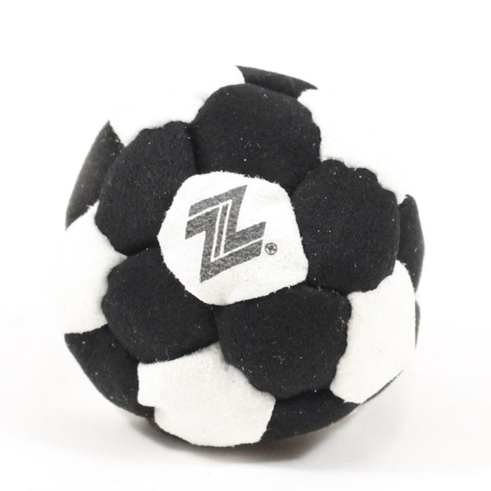 Zeekio Footbag - The Foot Pro - 32 Panel Black and White Footbag