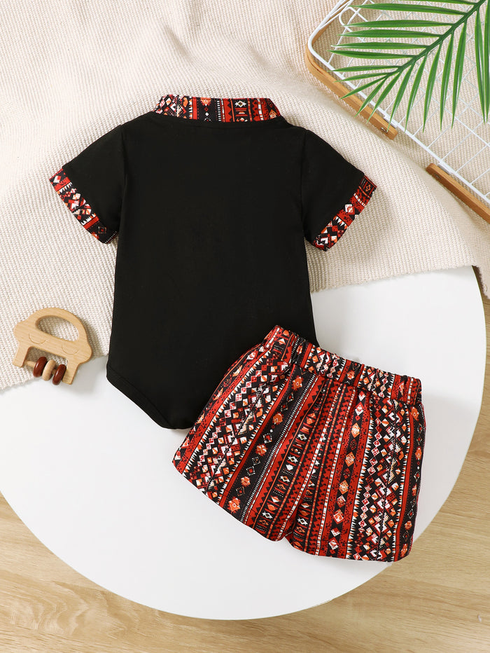 1-18M Wholesale Baby Romper Set Muslim Eid Al-Fitr Bulk Kids Clothes Catpapa Wholesale Kids Clothing Suppliers