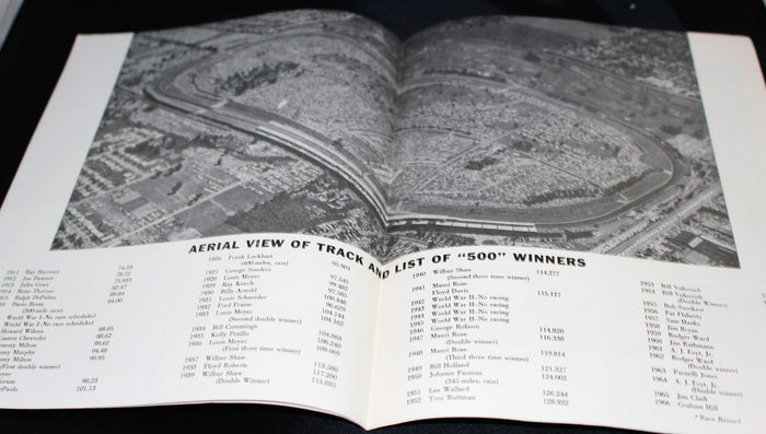 1968 Indy 500 Mailer - Vintage Indy Sports
