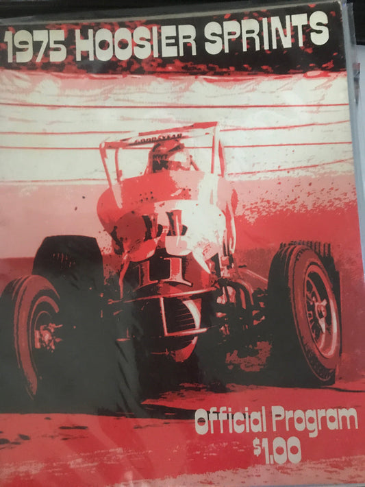 1975 Hoosier Sprints Race Program