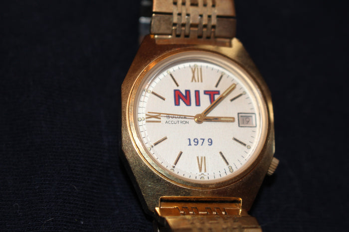 1979 Indiana University NIT Basketball Champions Players Watch - Vintage Indy Sports
