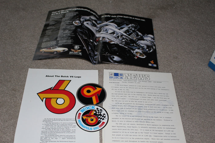 1981 Indy 500 Buick Regal Pace Car Press Kit