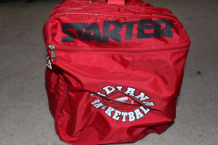 1990's Indiana University Basketball Game Used Equipment Bag
