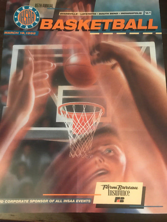1995 Indiana High School Basketball Semi State Program