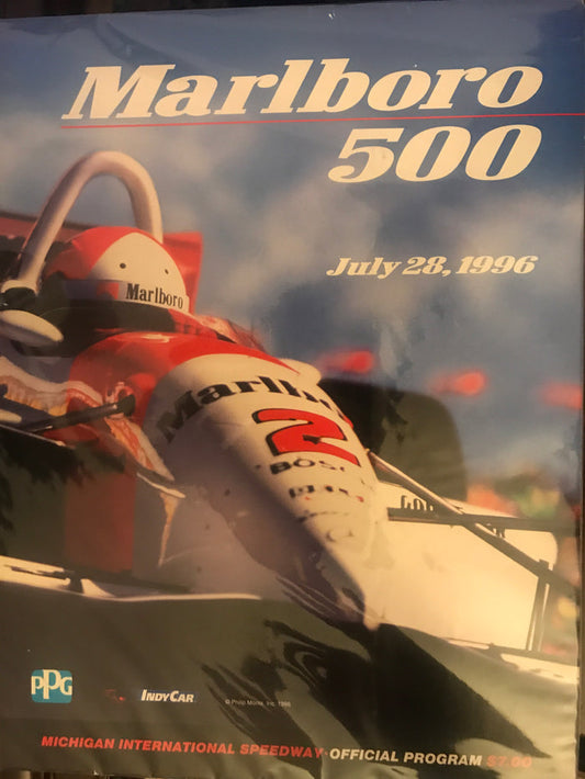1996 Marlboro 500 Michigan Speedway Program