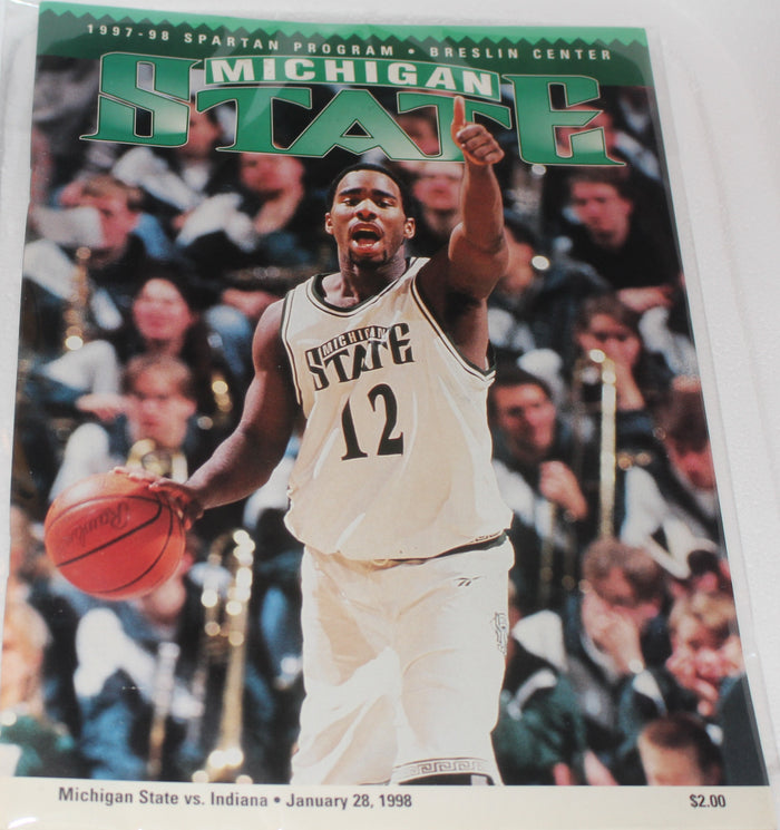 1998 Indiana University vs Michigan State Basketball Program