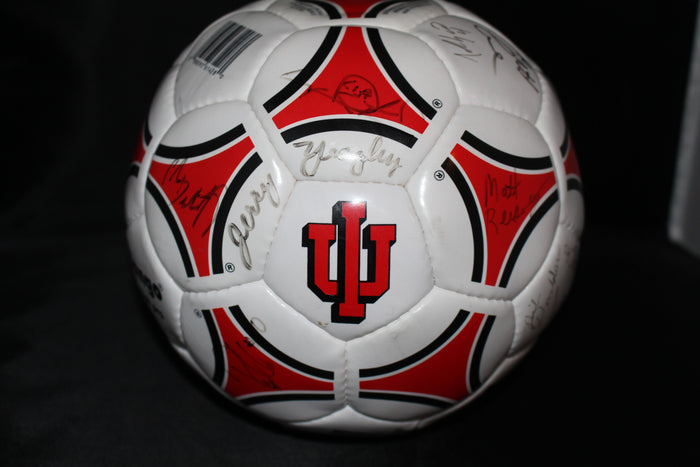 1999 Indiana University NCAA Champions Signed Soccer Ball - Vintage Indy Sports