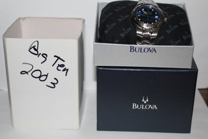 2003 Indiana University Big Ten Tournament Bulova Watch