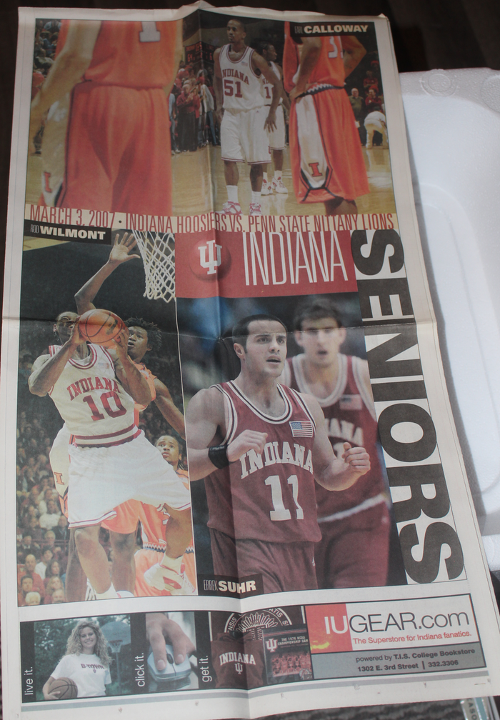 2007 Penn State vs Indiana University Basketball Program