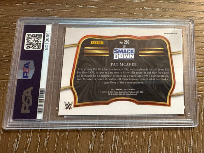 2023 Select WWE Pat McAfee Trading Card #283, PSA 10 Gem Mint