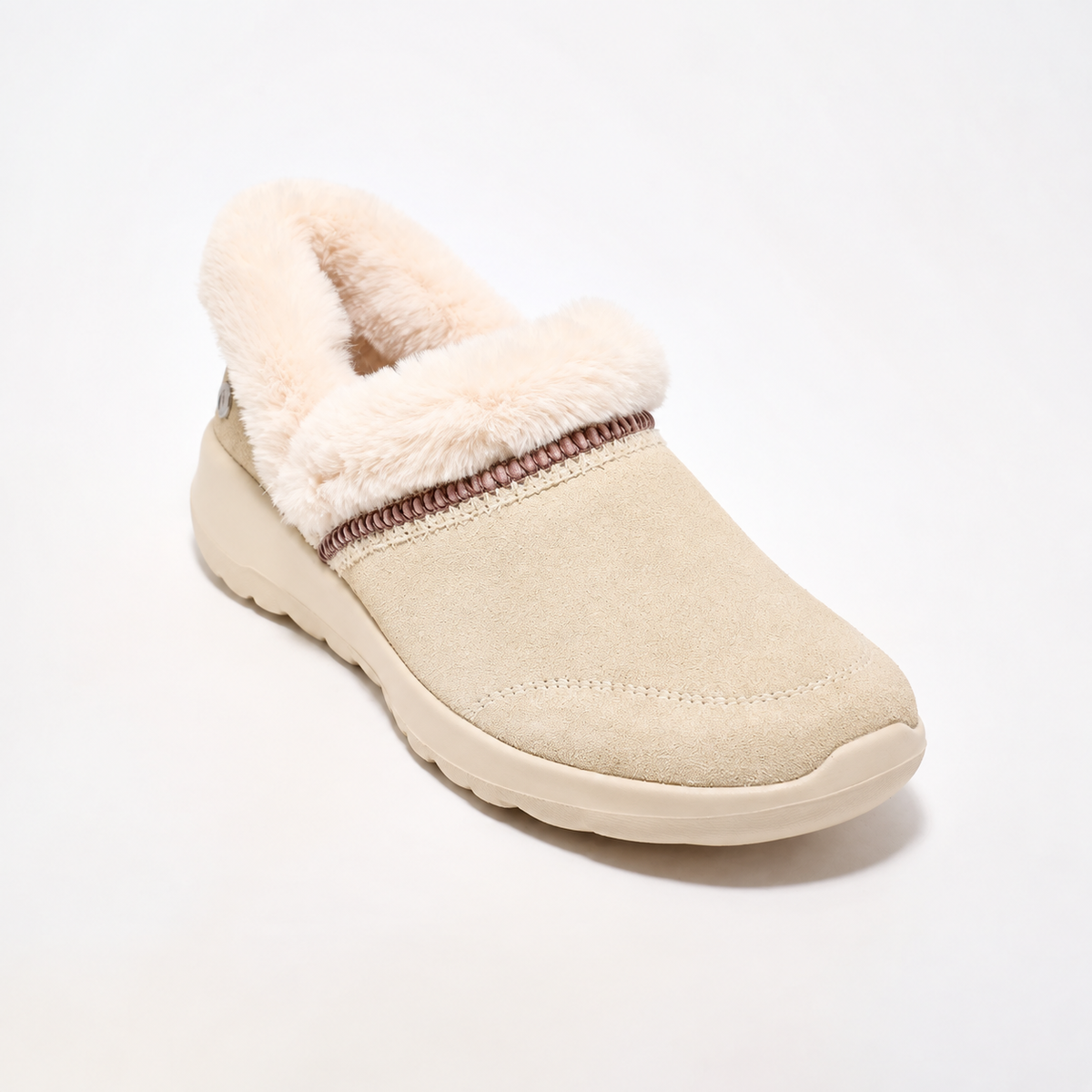 Women's Cozy Faux-Fur Lined Slip-On Walking Shoes