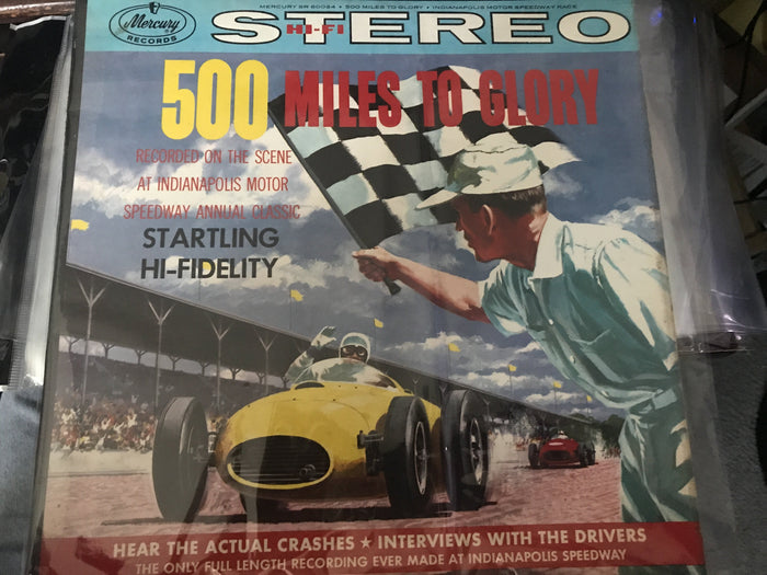 500 Miles to Glory LP Record - Vintage Indy Sports