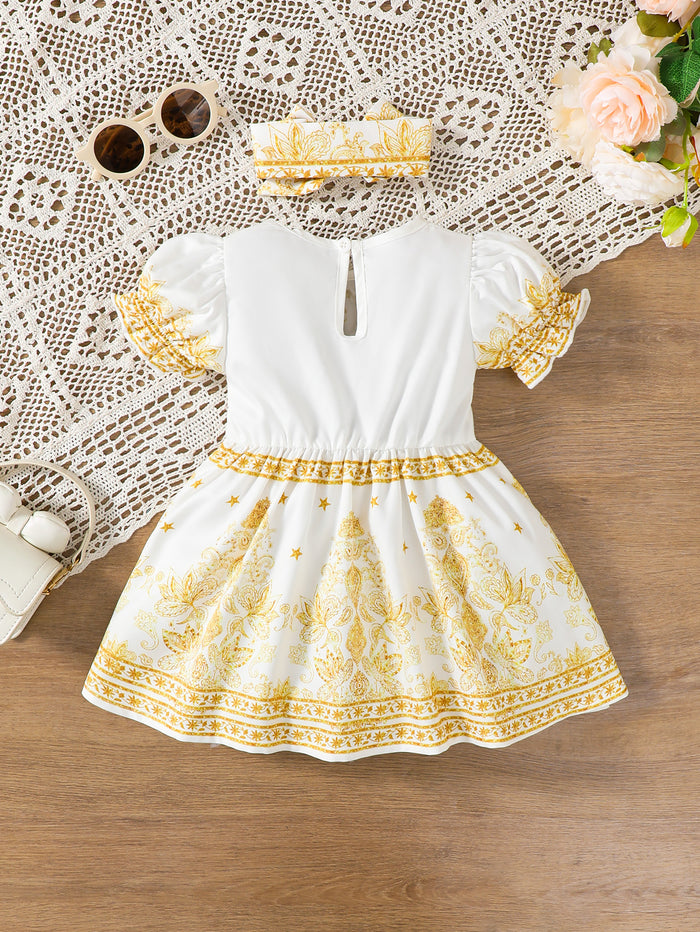 6M-3Y Wholesale Girls Dresses Muslim Eid Al-Fitr Bulk Kids Clothes Catpapa Kids Clothing Suppliers And Wholesalers