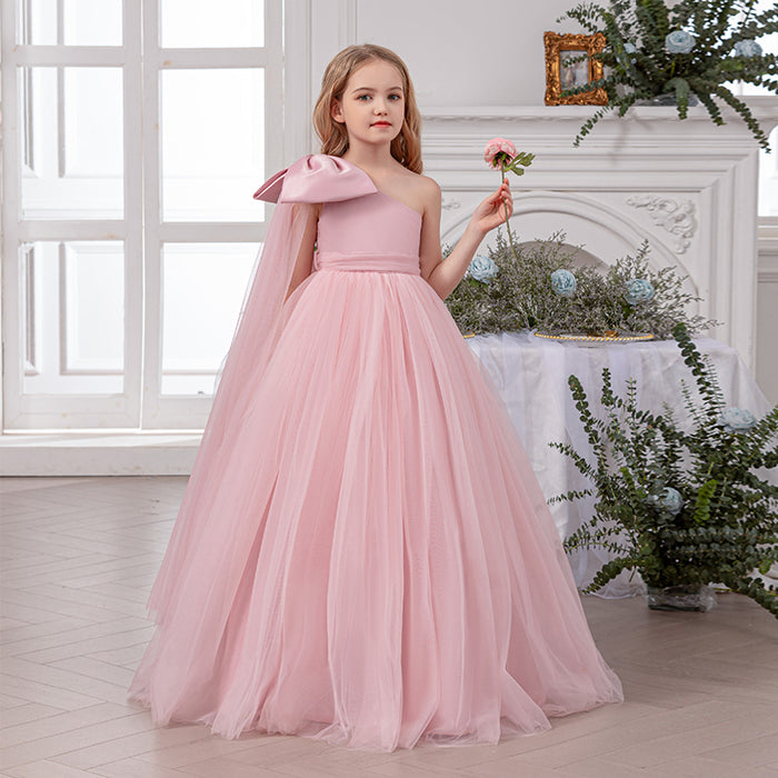 8-14Y Wholesale Teen Dress Flower Girl Dresses Summer Tutu Dress Mesh Dress Bulk Baby Clothing Vendors Catpapa