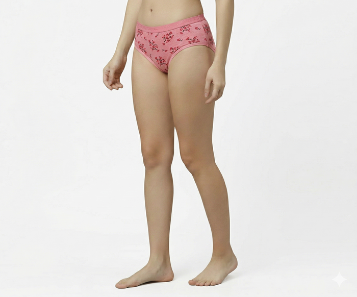 AACHAL High Rise Plus Size Hipster Panties – Pack of 3