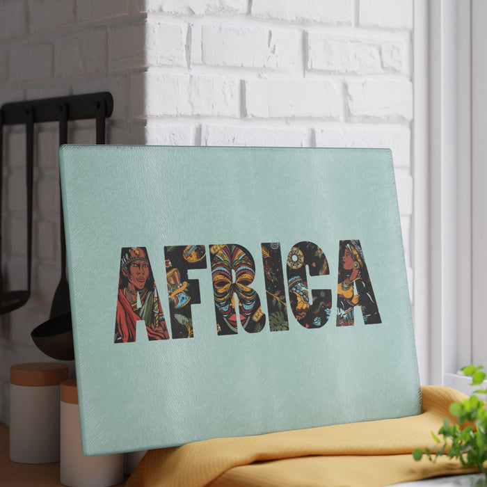 Africa Glass Cutting Board