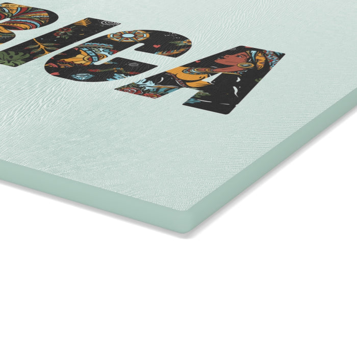 Africa Glass Cutting Board