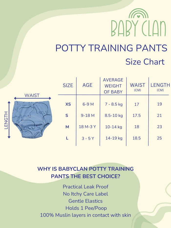 Babyclan Potty Training Pants - Blossom