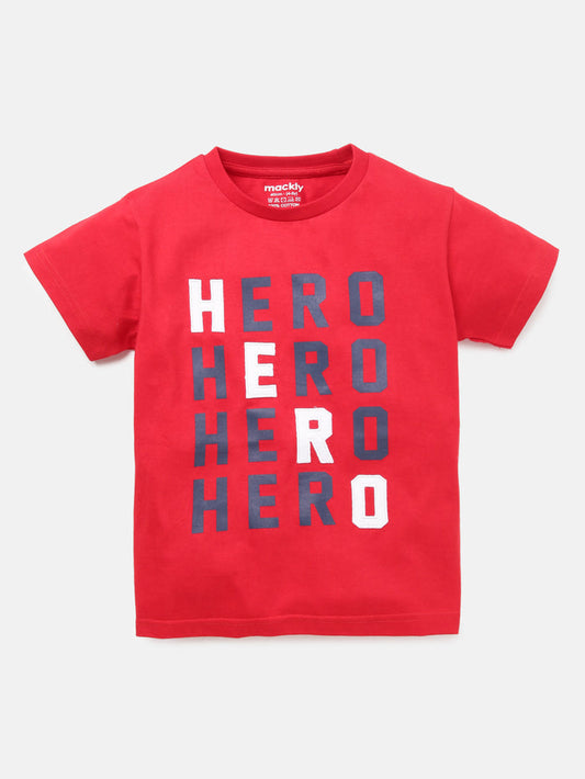 Boys Printed Cotton T-Shirt