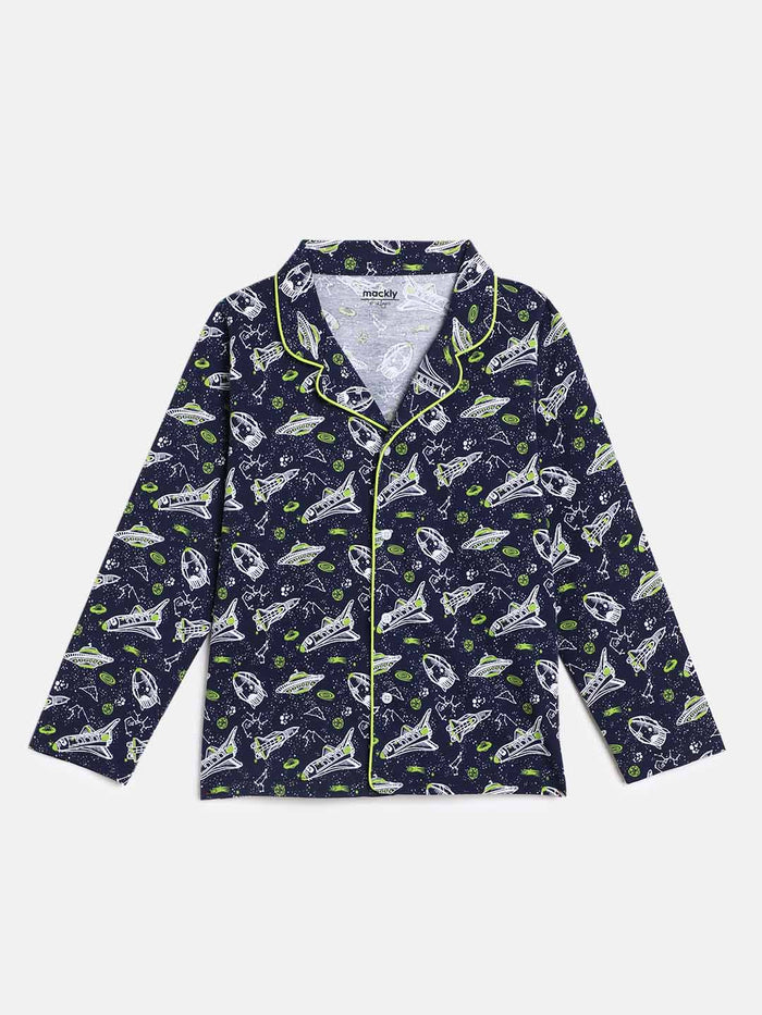 Boys Top & Pyjama Set - Space Explorer