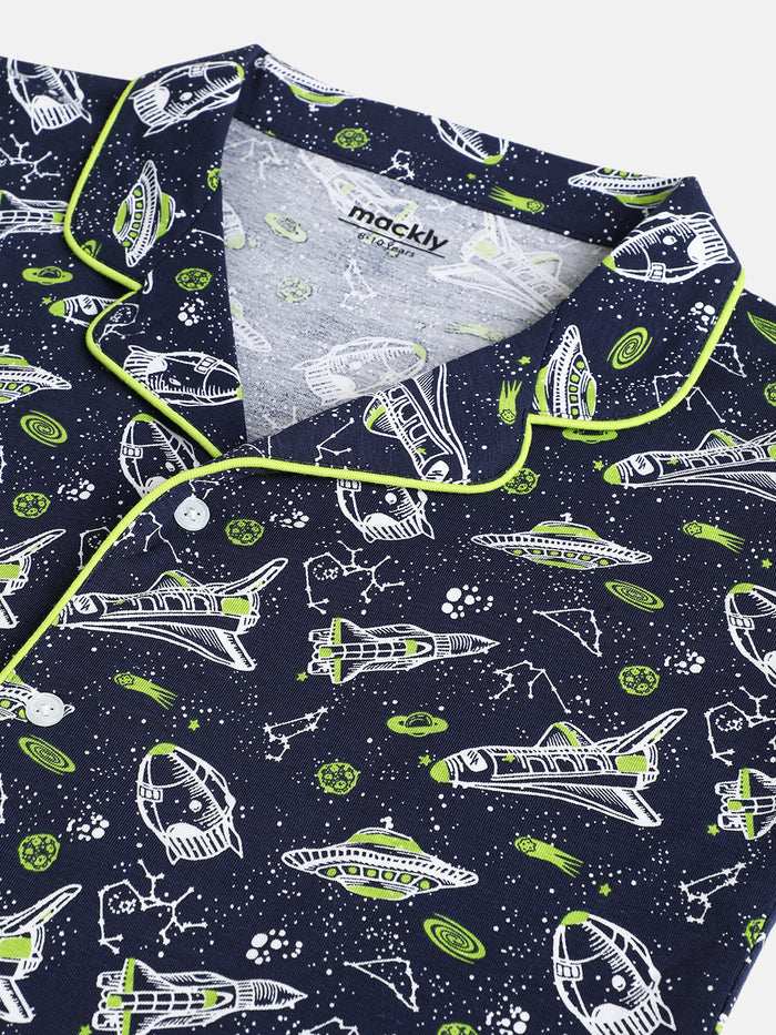 Boys Top & Pyjama Set - Space Explorer