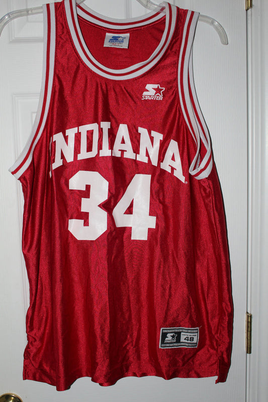 Brian Evans Indiana University Replica Starter Jersey, Size 48 - Vintage Indy Sports