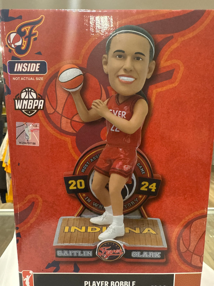 Caitlin Clark WNBA All Star Game Assist Record Bobblehead