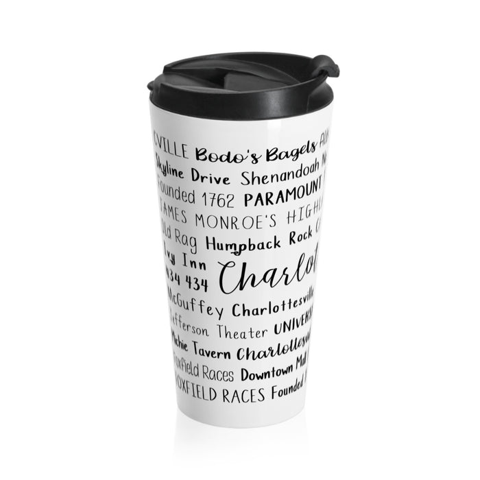 Charlottesville, VA Travel Mug