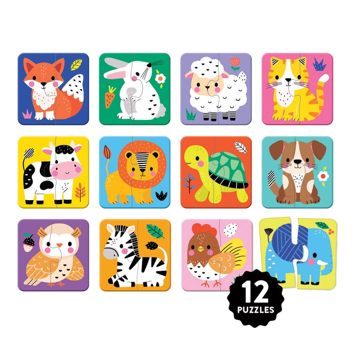 Chronicle Books My First Animals 2 Piece Match-up Puzzles